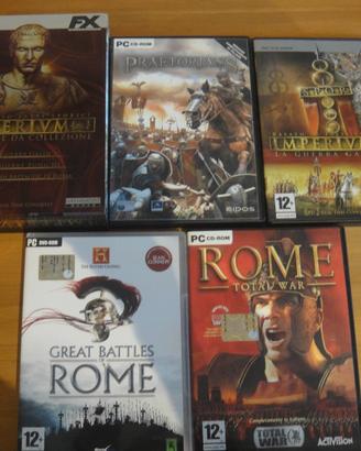 Videogiochi per PC strategici romani E non