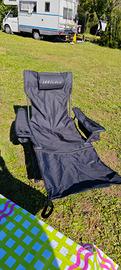 Poltrona reclinabile campeggio