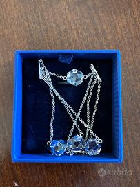 Parure collana e bracciale Swarovski originali