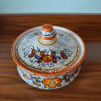 Scatola con coperchio ceramica Deruta Ricco Deruta