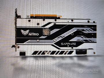scheda grafica sapphire nitro  rx580 8gb