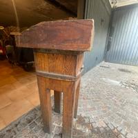 Ceppo antico da macellaio