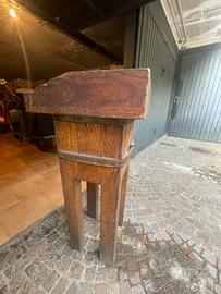 Ceppo antico da macellaio