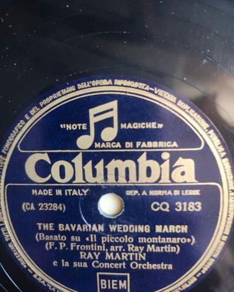 vinile 78 giri