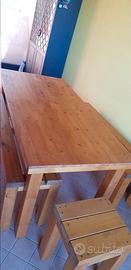 Tavolo e panche