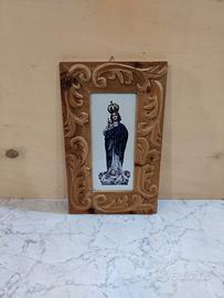 Quadro in legno intagliato