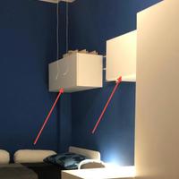 nr 2 pensili Ikea faktum bianchi orizzontali