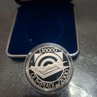 San Marino 10.000 Lire argento 1999 "Olimpiadi"