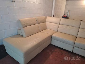 Divano pelle Casanova Chateau D'Ax componibile