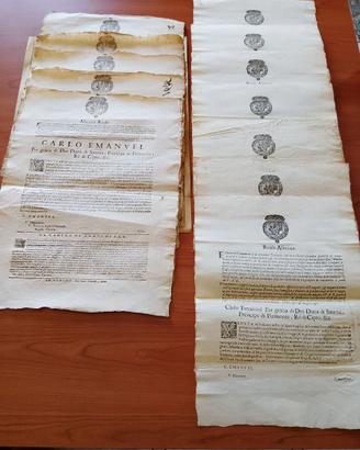 Editti Comunali Settimo Torinese del 1656 e 1658