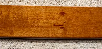 battiscopa legno noce nuovo