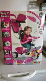 Triciclo Smoby Baby 2 Balade 3in1 – Rosa