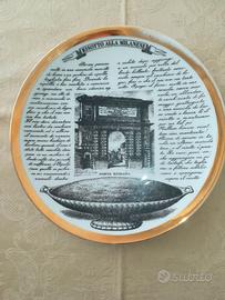 Piatto Fornasetti "Risotto alla milanese"