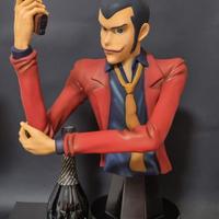 Busto Lupin III 66cm - Hand Painted - PLA/Resina -