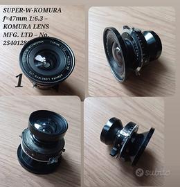 Obbiettivi Fotografici per banco ottico