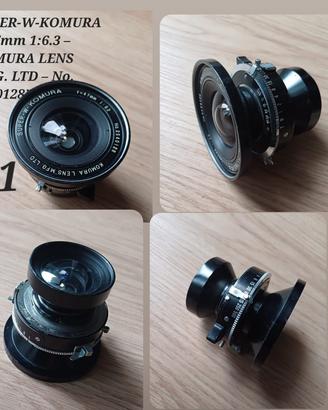 Obbiettivi Fotografici per banco ottico