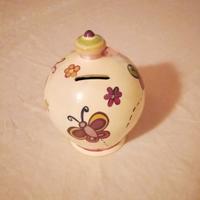 Salvadanaio in ceramica per bambini dipinto a mano