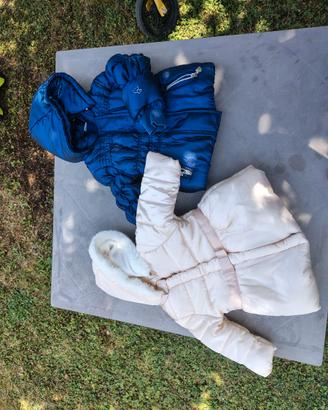 Piumini Bimba Inverno + Seggiolino Bici