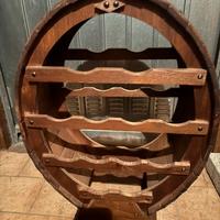 Portabottiglie vintage legno