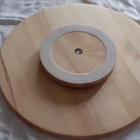 vassoio in legno girevole