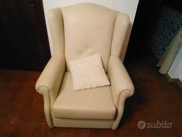 Poltrone in similpelle - coppia