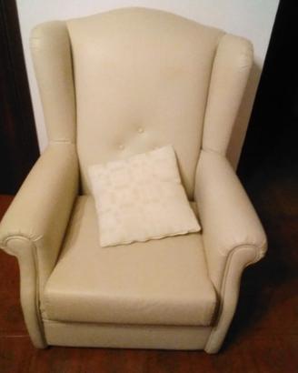 Poltrone in similpelle - coppia