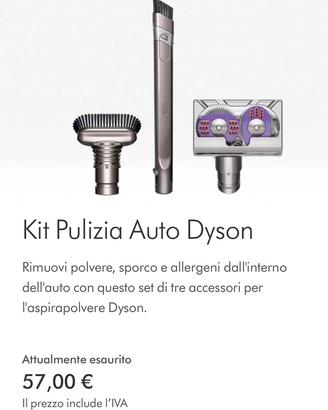 Kit pulizia auto Dyson