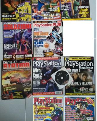 Lotto 10 riviste PS1 + 1 cd demo