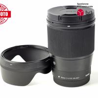 Sigma 16 F1.4 DC DN C (Canon & compatibile)