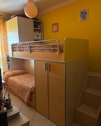 Cameretta composta da 3 posti letto pari a nuova