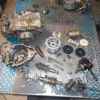 Aprilia Rotax 123 : cambio carter frizione motore