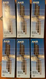 6 MICROFONI AKG TUTTI FUNZIONANTI+CAVI CANNON VEDI