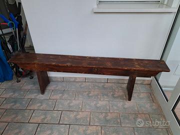 panchina in legno