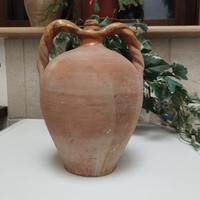 ANTICA ANFORA BUMMULO SICILIANO VASO IN TERRACOTTA