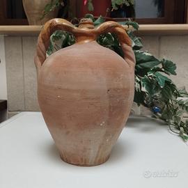 ANTICA ANFORA BUMMULO SICILIANO VASO IN TERRACOTTA