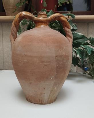 ANTICA ANFORA BUMMULO SICILIANO VASO IN TERRACOTTA