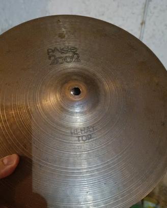 charleston paiste 2002 serie nera  misura 13