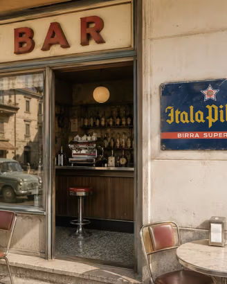 Insegna vintage Itala Pilsen