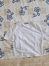 maglietta bianca di zara