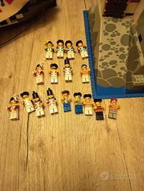 Lotto LEGO Pirati anni 80–90 +minifigure-accessori