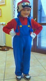 Costume Super Mario artigianale 7-8 anni