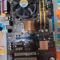  Scheda madre Asus P5KPL SE + CPU + Ram