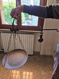 Antica bilancia stadera in ferro - Vintage