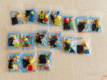 Lego Minifigures Simpson serie 1 e 2 complete