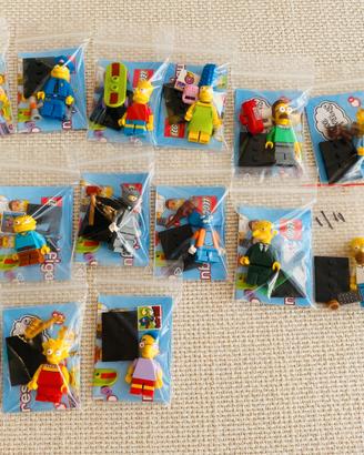 Lego Minifigures Simpson serie 1 e 2 complete