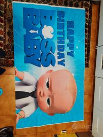 Banner compleanno Baby boss
