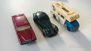 Lotto 3 macchine mattel