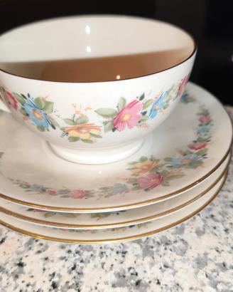 Set 1 tazza completa di piattino+ 2 piattini Dauer