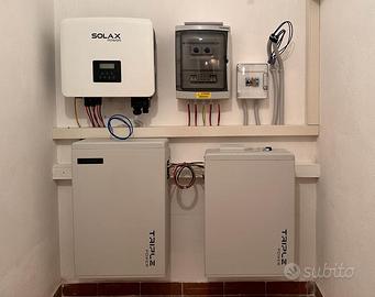 Kit 10kw fotovoltaico litio accumulo 6kw impianto