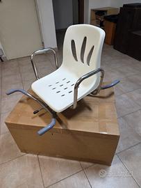 sedia da bagno girevole